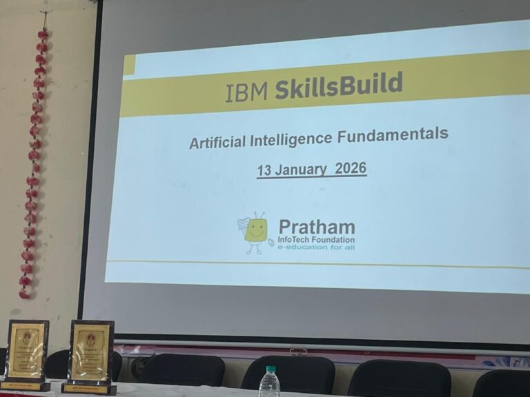 Artificial Intelligence Fundamentals Certification (IBM SkillsBuild) 2026 MM Polytechnic Pune