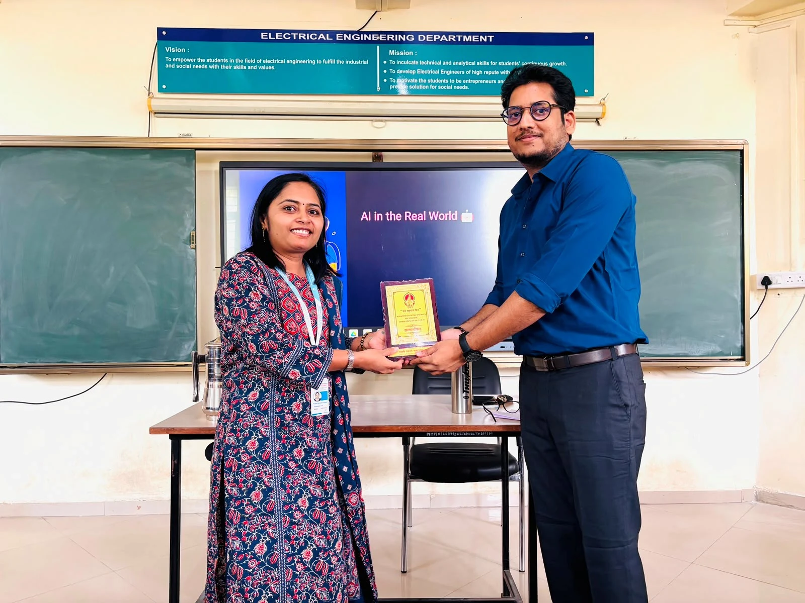 Artificial Intelligence in Real World Guest Lecture at M.M. Polytechnic