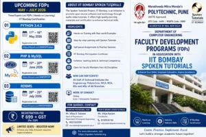 FDP in association with IIT Bombay Spoken Tutorials