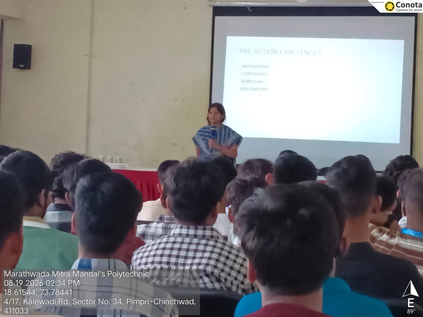 Second Year Computer Engineering students attending guest lecture