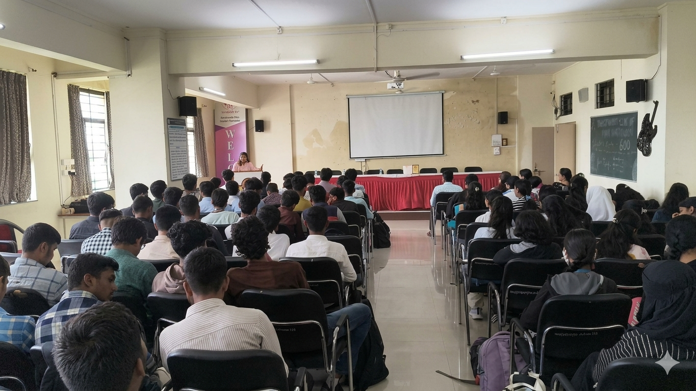 Second Year Mechatronics students attending Constitution guest lecture