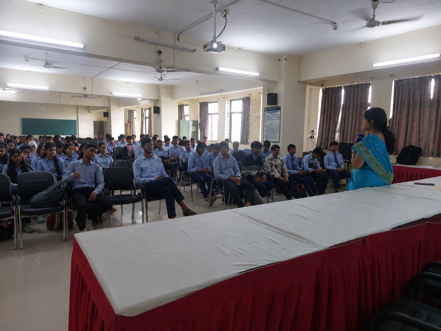 Dhanashree Ghare conducting Practical Life Skills workshop