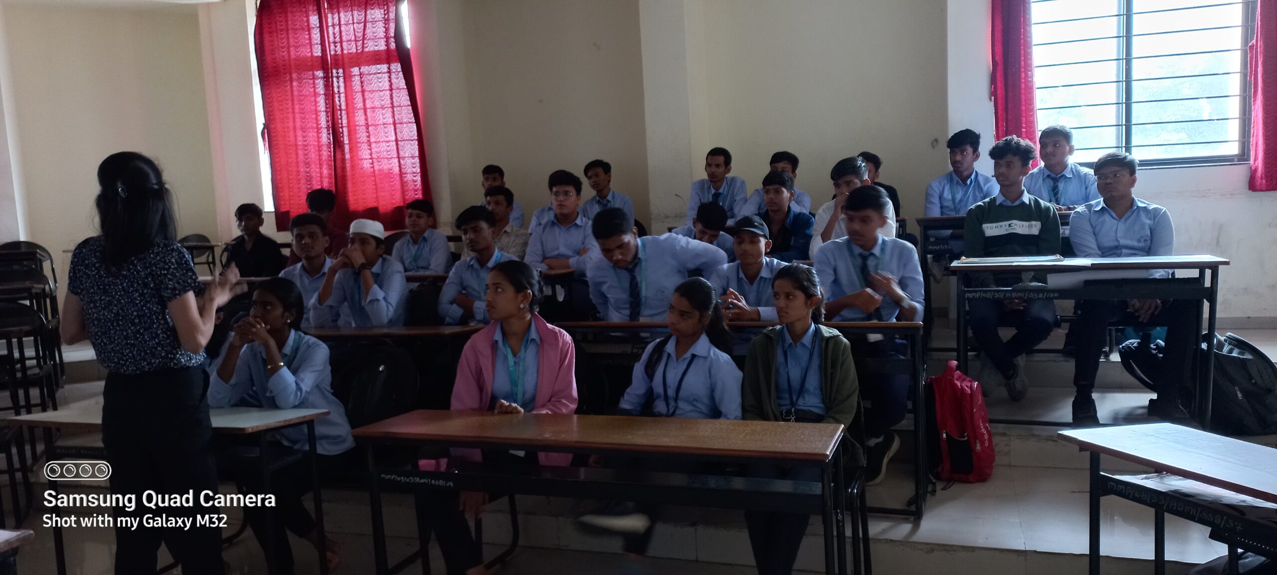 Students attending Industrial Automation guest lecture
