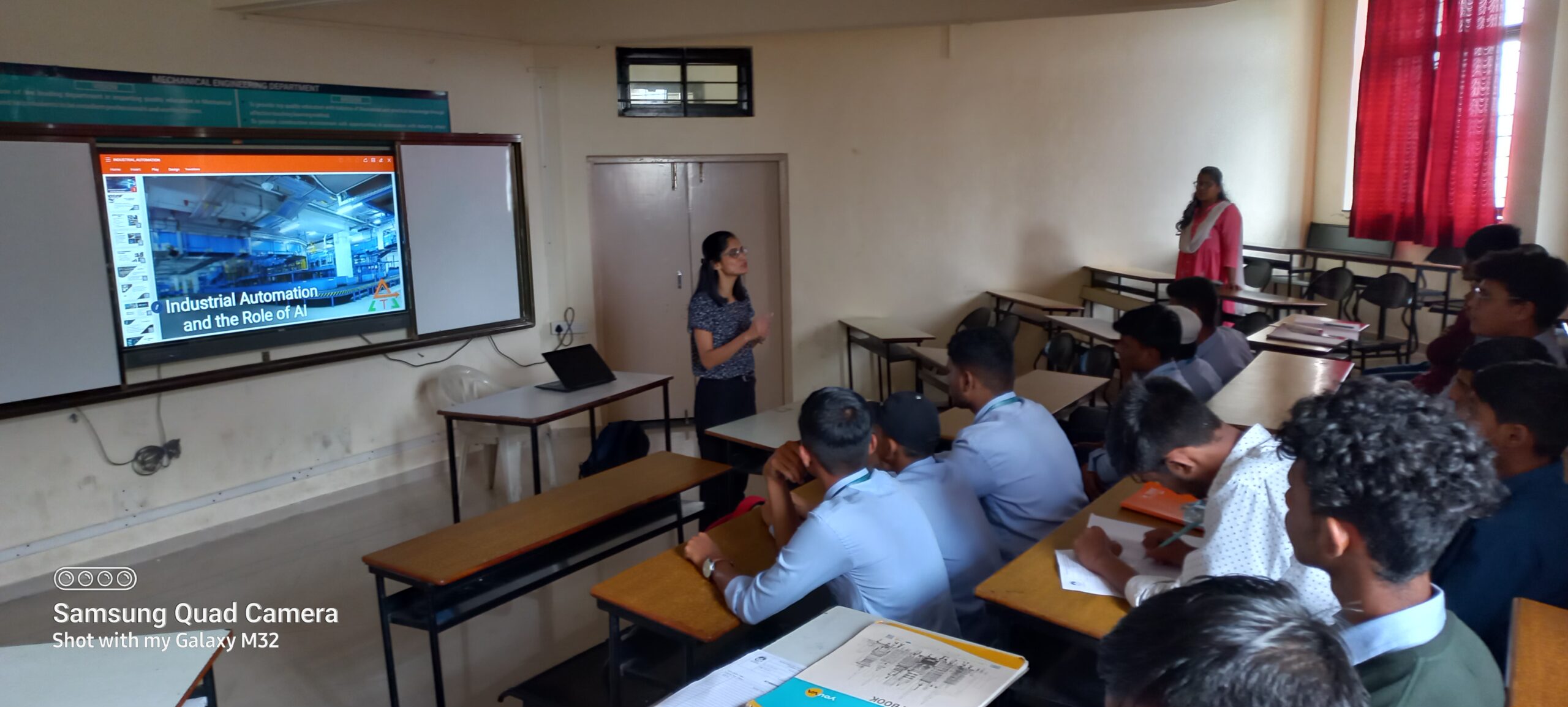 Industrial Automation Guest Lecture for Mechanical Engineering students at MM Polytechnic