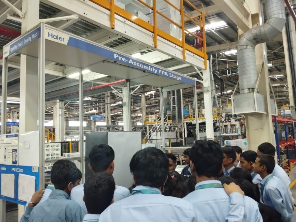 Industrial Visit at Haier Electronics