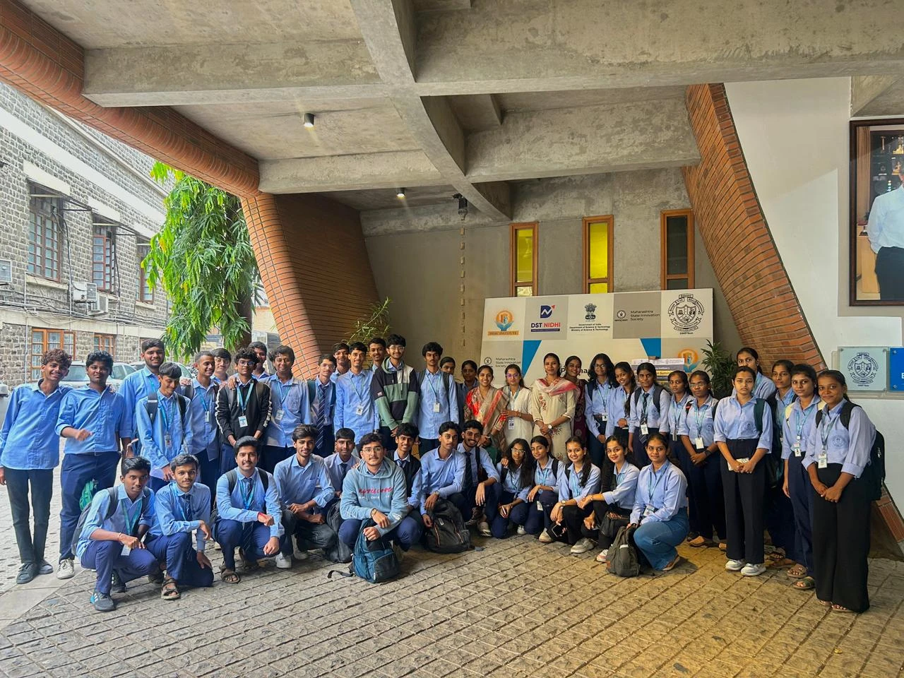 Computer Engineering students visiting COEP Bhau Institute Pune