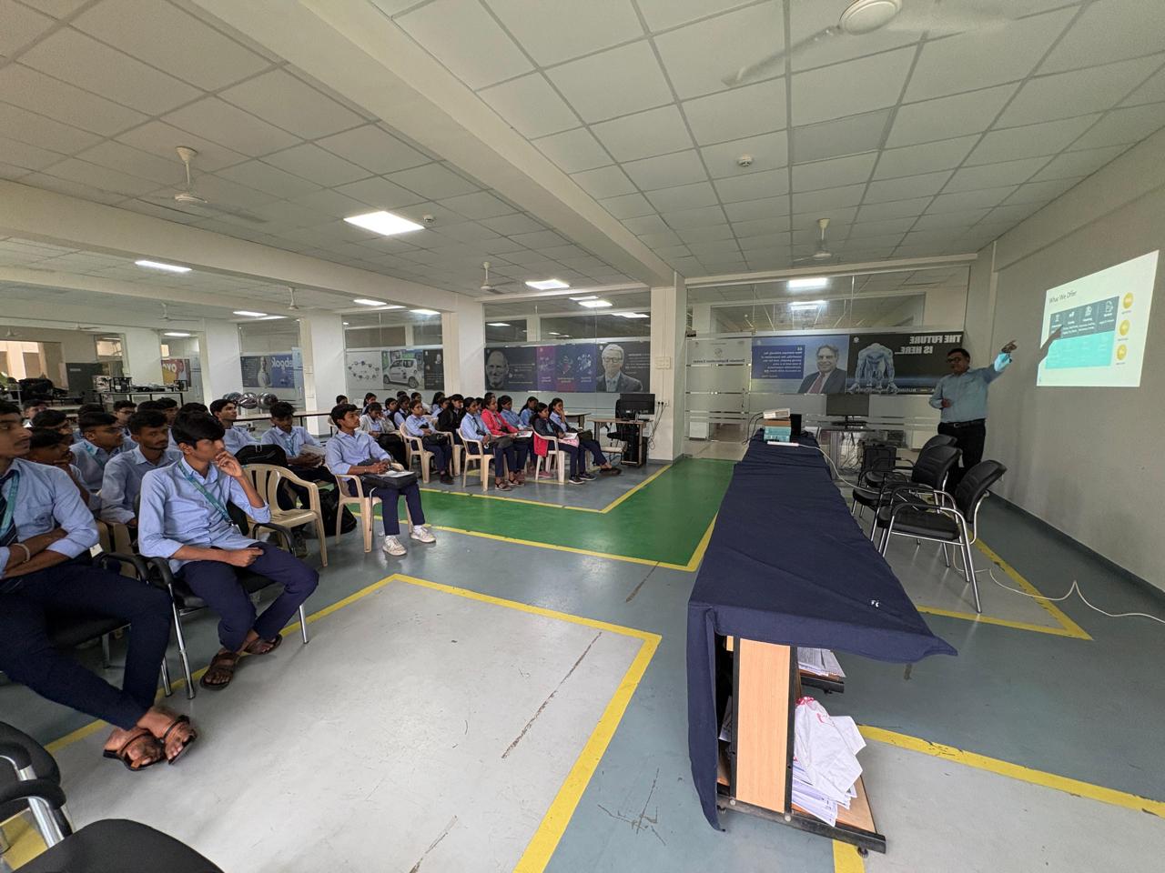 Computer Engineering Industry Visit Demonstration Photo 3