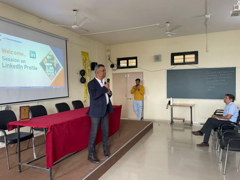 LinkedIn Profile Formation Guest Lecture 2025 3RI Technologies MM Polytechnic Pune