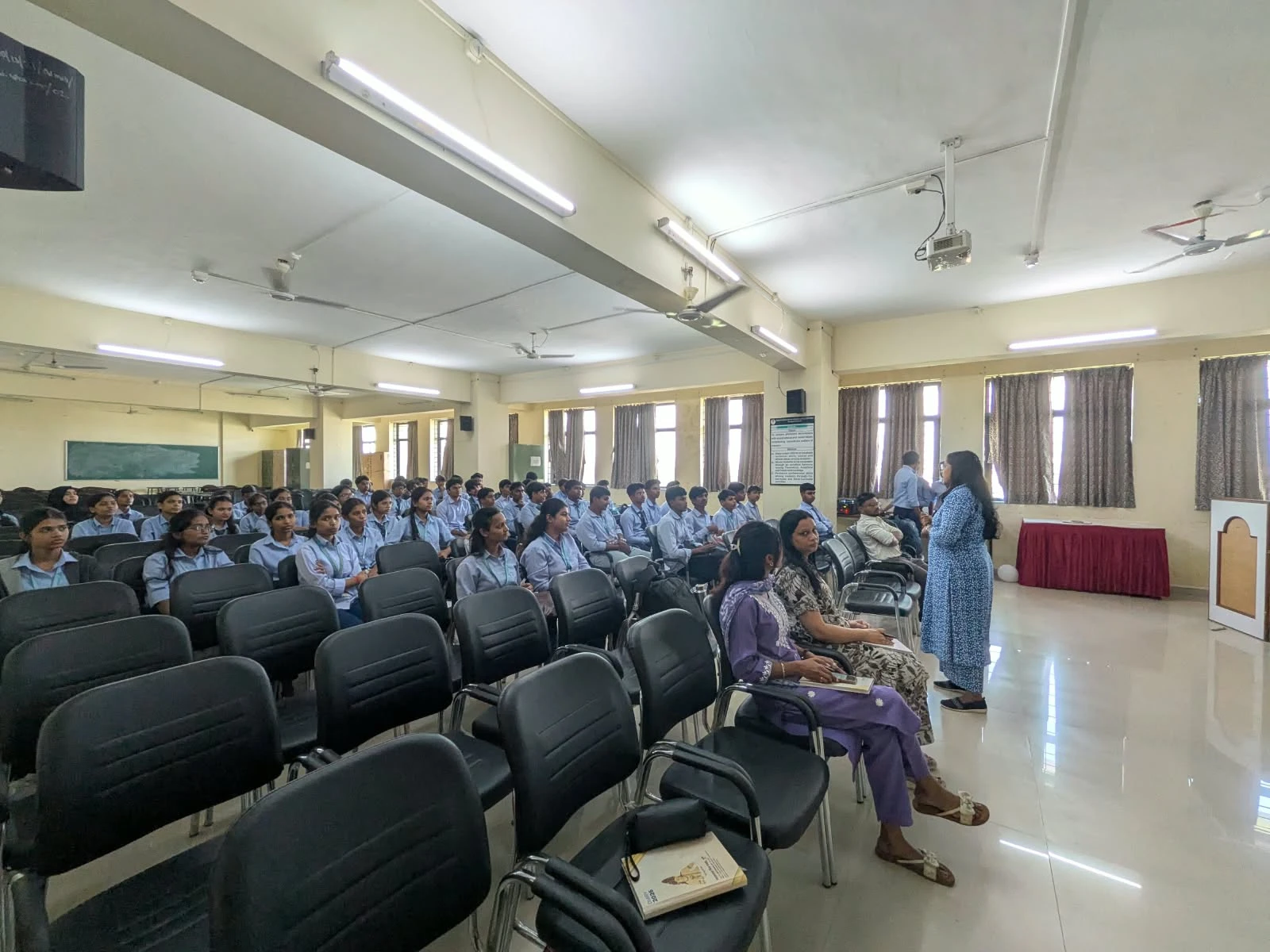 ISTE Student Chapter students during orientation program