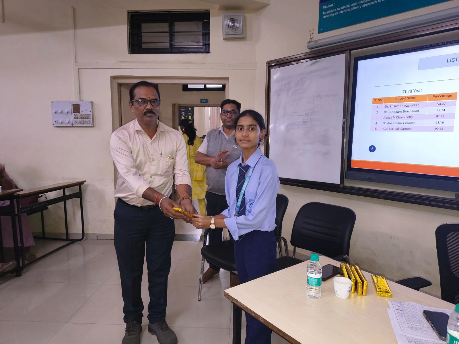 Mechatronics Department Parent Meeting discussion at MM Polytechnic Pune