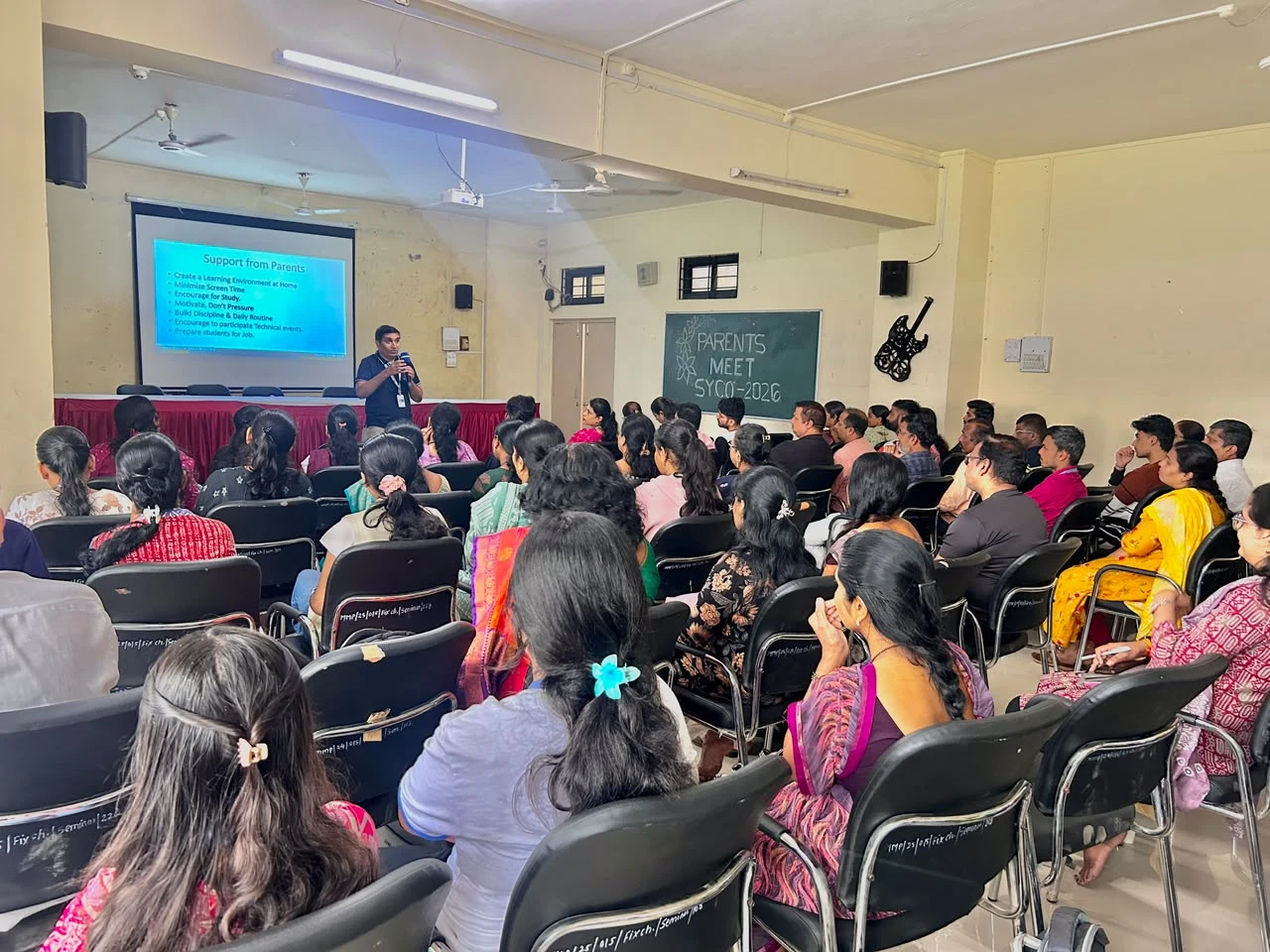 Parent Meeting for Second Year Computer Engineering students at M.M. Polytechnic Pune