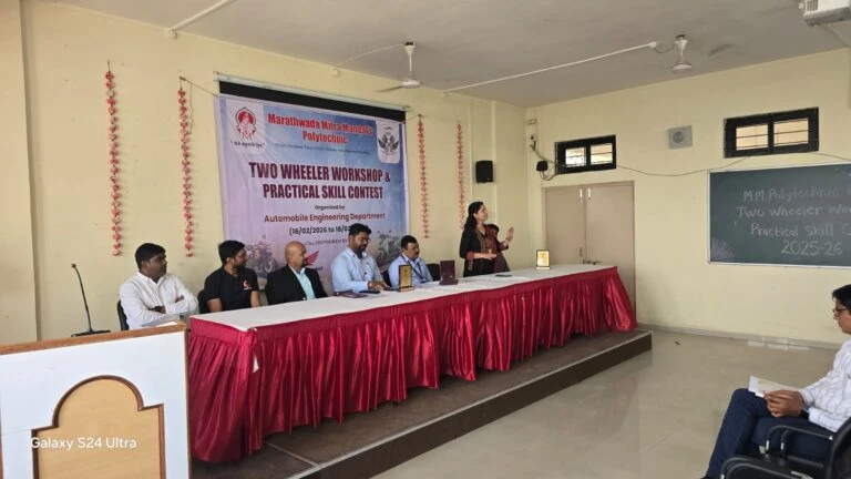 Two-wheeler workshop and practical skill contest 2026